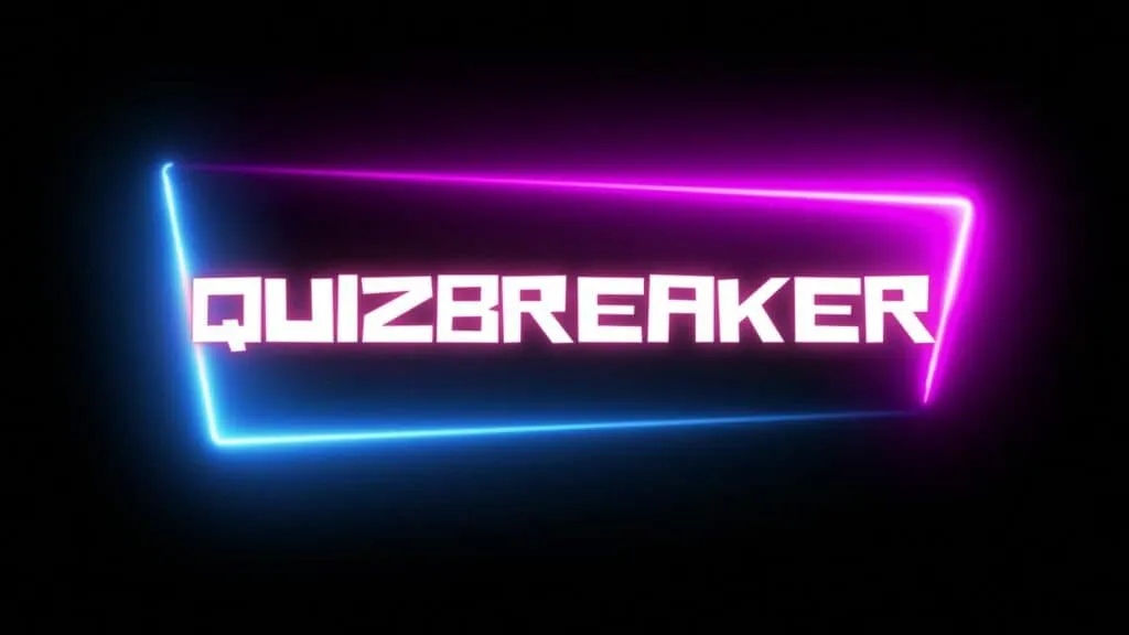 Quizbreaker cover with box around it